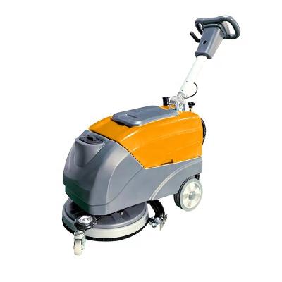 China Industries: J25 Hotels Automatic Spin Scrubber Electric Cleaning Brush Scrubbing Mini Electric Walk Behind Floor Scrubber Machine for sale