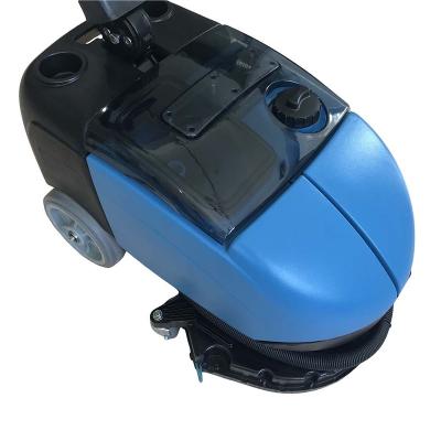 China Mini Supermarkets 2023 Battery Scrubber Dryer Floor Scrubber Walk Behind Scrubber Dryer With CE for sale