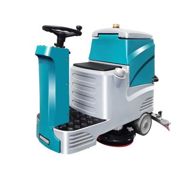 China Hotels 2023 hot sale ironbee JB75 commercial industrial mini double brush lathe on floor scrubber with CE for sale