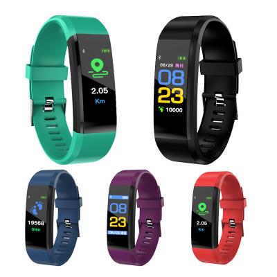 China Hot Selling Smart Watch 115Plus Silicone Wristband Sport Silicone GPS Navigation Waterproof IP67 Smart Watch Fitness Wrist Watch for sale