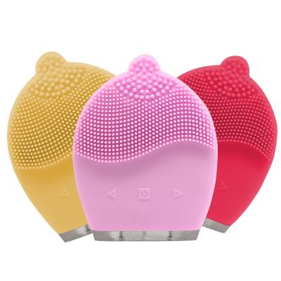 China Wholesale Detergent High Quality Sonic Waterproof Facial Brush Silicon USB Charging DEEP CLEANING Facial Detergent for sale