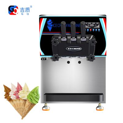 China Commercial Beverage Factory GQ-6618CTB New Design Fruit Making Good Quality Industrial Soft Serve Ice Cream Machine for sale