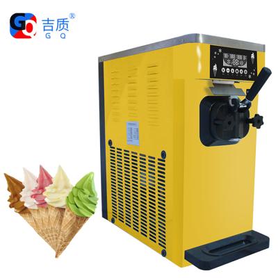 China GQ-18CT Commercial Tabletop Soft Ice Cream Making Machine Single Flavor For Home Use for sale