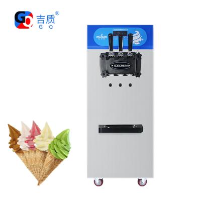 China Hot Sale Food Grade Material Hoppers Con Ice Cream Machine GQ-25EB Commercial Ice Cream Making Machine Maker for sale