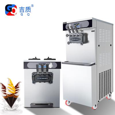 China Hot sale 304 stainless steel soft serve ice cream machine GQ-25FB/neue commercial prechilling Softeis-Eismaschine, nieuwe soft serve ijsmachine for sale