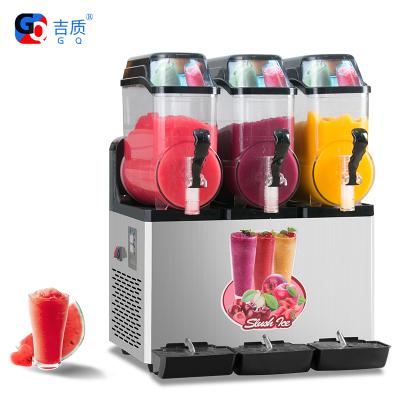 China GQ-SM312 Energy Saving Commercial Stainless Steel Slush Ice Machine 12L*3 for sale