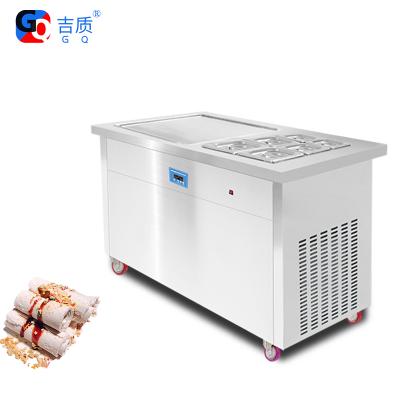 China GQ-PF1S-6C 220V 50Hz ice cream ice cream frito fried roll machine maquina de helado for sale