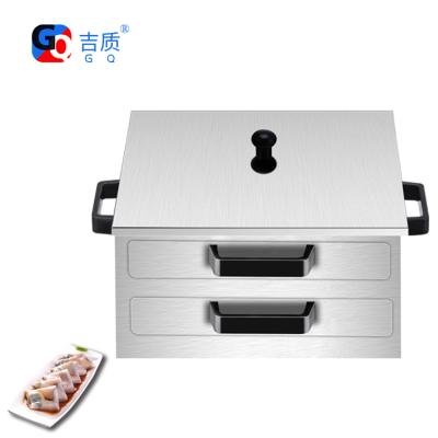 China Commercial New Design GQ-CFJ02 Electric Rice Noodle Roll Machine Steamer Stainless Steel Electric Roll Steamer For Rice Noodle for sale