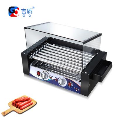 China Commercial Hot Sale GQ-KCJ07 Hot Dog Electric Sausage Heater Stainless Steel Hot Dog Grill Machine for sale