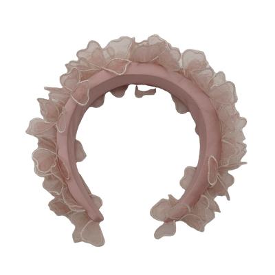 China Comfortable Custom High Quality Plain Upper Knot Small Intestine Headbands For Women for sale