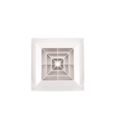 China Factory Price Modern Square Bedroom Ceiling Mount Exhaust Fan Diffuser Supply Air Grilles for sale