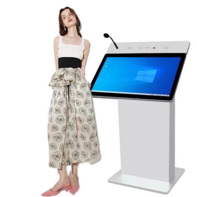 China All In One PC Integrated Smart Lectern , Touch Monitor Smart Podium for sale