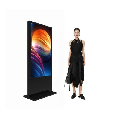 China Hot Product 55 Inch Outdoor Full Color Touch Screen Digital Signage Display Outdoor Advertising kiosk for sale