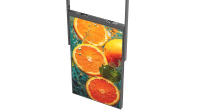 China Shop 49 Inch Digital Signage Window Display High Brightness Hanging LCD Display for sale