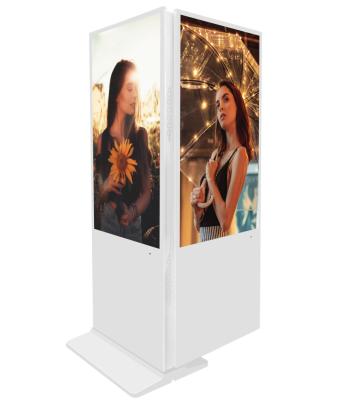 China Double screens Touch Screen Kiosk 2k Indoor Advertising Player Display Screen Hd Lcd Led Digital Signage for sale