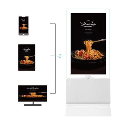 China Business Indoor LCD Digital Signage 55 Inch Floor Standing Advertising Display Kiosk for sale