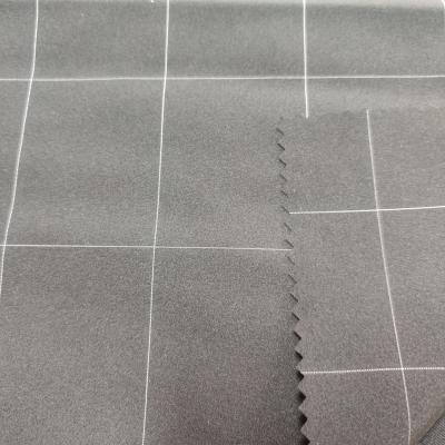 China Stretch Plaid Polyester / Nylon 4 Way Stretch Fabric for sale