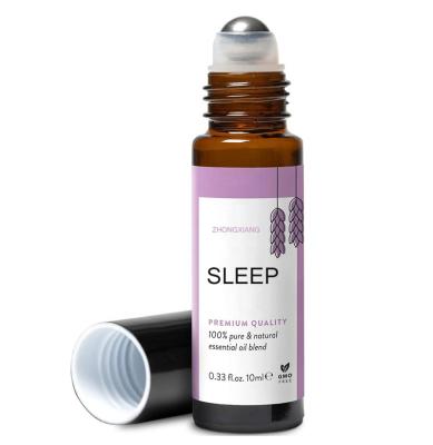 China Aromatherapy maker supply natural sleep essential oil roll on essential oil mix with loq moq for sale