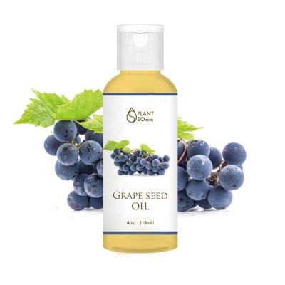 China Other Factory Private Label 118ml Carrier Oils Bulk Grapeseed Oil, Red Grapes Seed Oil For Capsules Skin Care for sale