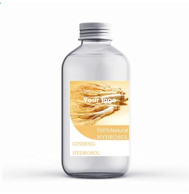 China Whitening Pure Natural Hydrosol Floral Water Organic Ginseng Hydrosol For Skin Care Moisturizing for sale