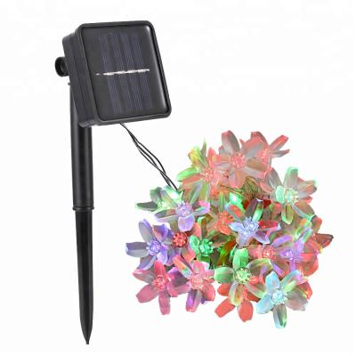 China Garden Wedding Party Holiday Solar String Lights Outdoor String Lights 50 LED Flower for Christmas, Indoor Garden Wedding for sale