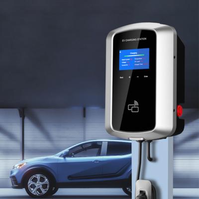 China New Design Wallbox 22kw Level 2 Charging Station Wall Charger 32A Wall Mount EV Fast Charger for sale