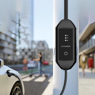 China China-chic new portable 11KW EV charger type - plug 2 with 5m cables 3 phase 32a electric car mobile charger for sale