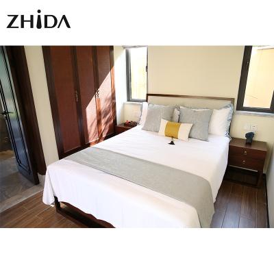 China Supplier Five Star Manufacturer Hotel Resort Apartment Villa Bedroom Complete Set Modern Suite Furniture for sale