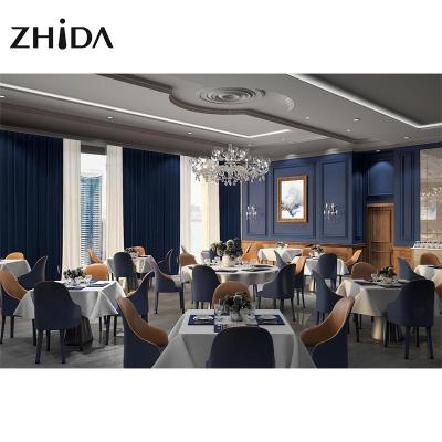 China New Modern Restaurant Furniture Hotel Table and Chairs Restaurant Set Cafe Furniture for sale