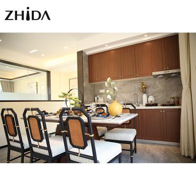 China Retro Modern Restaurant Furniture Wooden Cafe Resaturant Furniture Sets Table And Chairs for sale