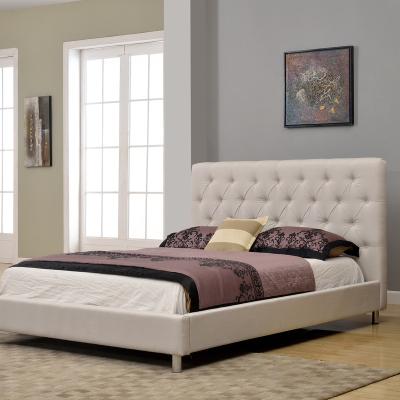 China Other Popular Factory Wholesale Button Tufted Home Bedroom Furniture Bed Frame for sale