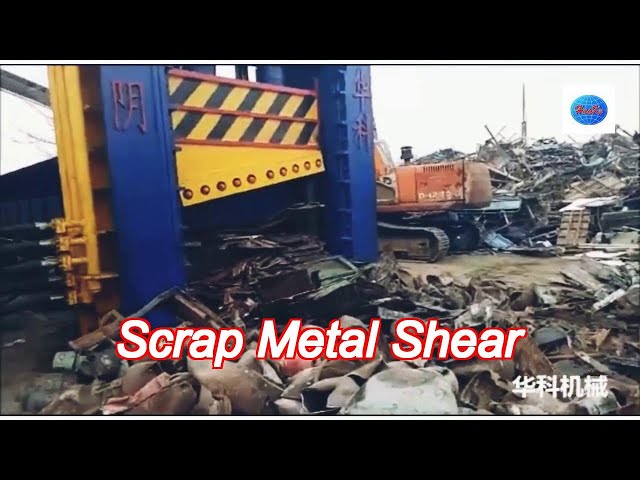 Automatic Scrap Metal Cutting Shearing Tool Remote Controls With High Efficiency