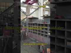 scrap steel press baler machine  800 tons  power heavy duty scrap bundle press machine