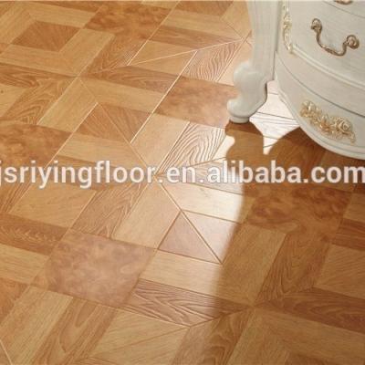 China Indoor Cheap Price 12mm HDF Parquet Laminate Flooring for sale