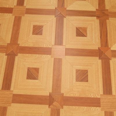 China Indoor Engineered Double Floor Click Laminate Parquet for sale