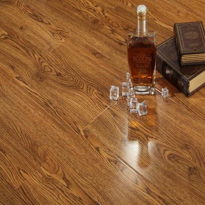 China New interior design high gloss laminate flooring for sale