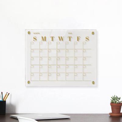 China Modern Home Decor Acrylic Dry Erase Wall Art Planner Message Board Home Accessories for sale