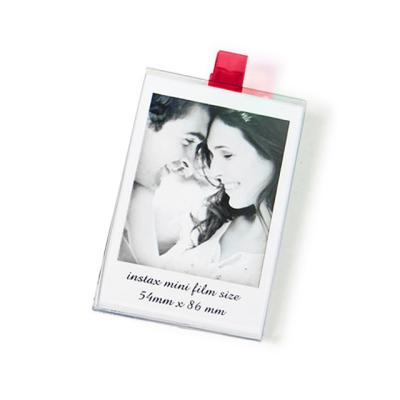 China Home Acrylic Clear Plastic Refrigerator Picture Frame Picture Frame Magnetic Clips Clips For Fridge for sale