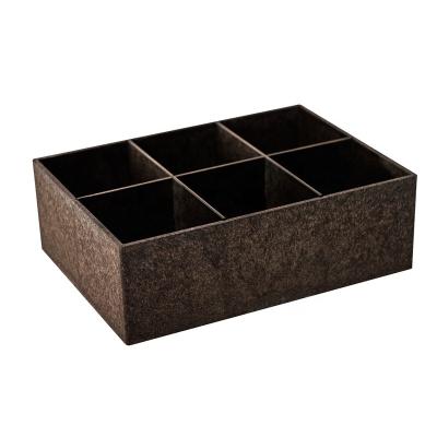 China Compound Tea Bags Stored Divide Plastic Box Home Acrylic Coffee Grounds Storage Box and Trash Can Organizer for sale