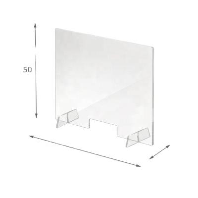 China Custom Acrylic Home Decor Desk Shield Barrier Fence Table Divider Display Racks for sale