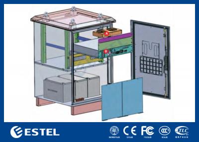 中国 華為技術IP55パワー系統電池との屋外力キャビネットの単一の壁の高い信頼性 販売のため