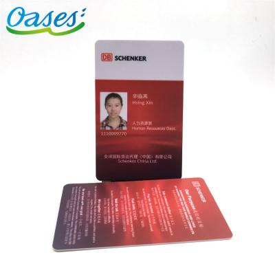 China Home Plastic Id Card Template For Printing Personalized Information for sale