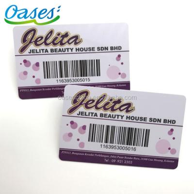 China Plastic PVC Barcode Home Gift Card For You Customers for sale