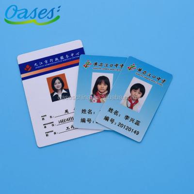 China Home Custom Design School ID Card Printing Template for sale