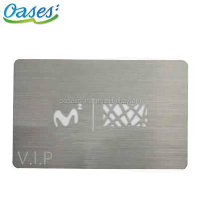 China Cheap China 304 Stainless Steel Metal Cards / Metal Business Card for sale