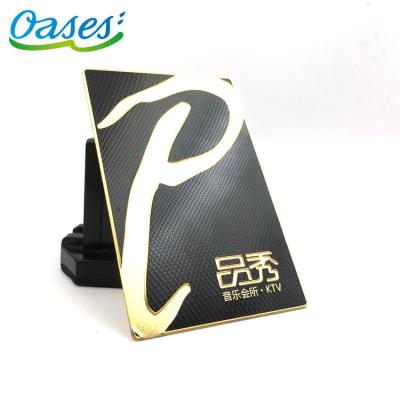 China China China 304 Gold Metal Card Steel Black Printing for sale