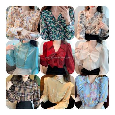 China Breathable women new Autumn Europe and the United States off the shoulder loose sleeve ruffle sleeve blouse short-sleeved shirt for women for sale