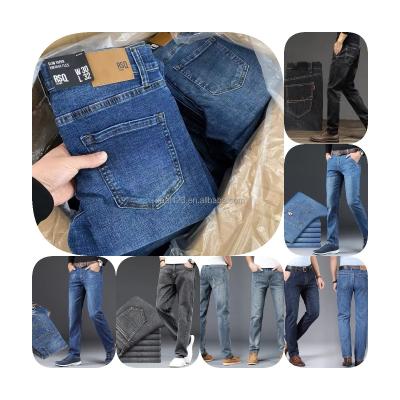 China Wholesale Straight Style Classic CustomMen's Jeans Business Gently Shape Stretch Fashion Stretch Skinny Black Homme Culotte Pants Jeans for sale