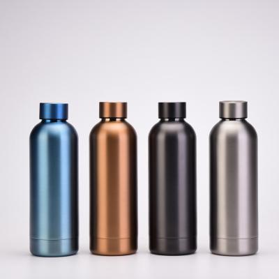 China 2022 Fashion Trend 304 Stainless Steel Small Mouth Thermos Mug Women Men Viable Outdoor Sports Water Cups Simple Modern Straight Cup for sale