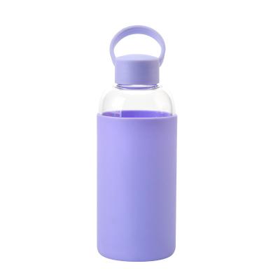 China Factory Sublimation Fancy Water Bottles Double Wall Mug Cup High Borosilicate Glass Custom Viable Box Tumbler Wholesale for sale